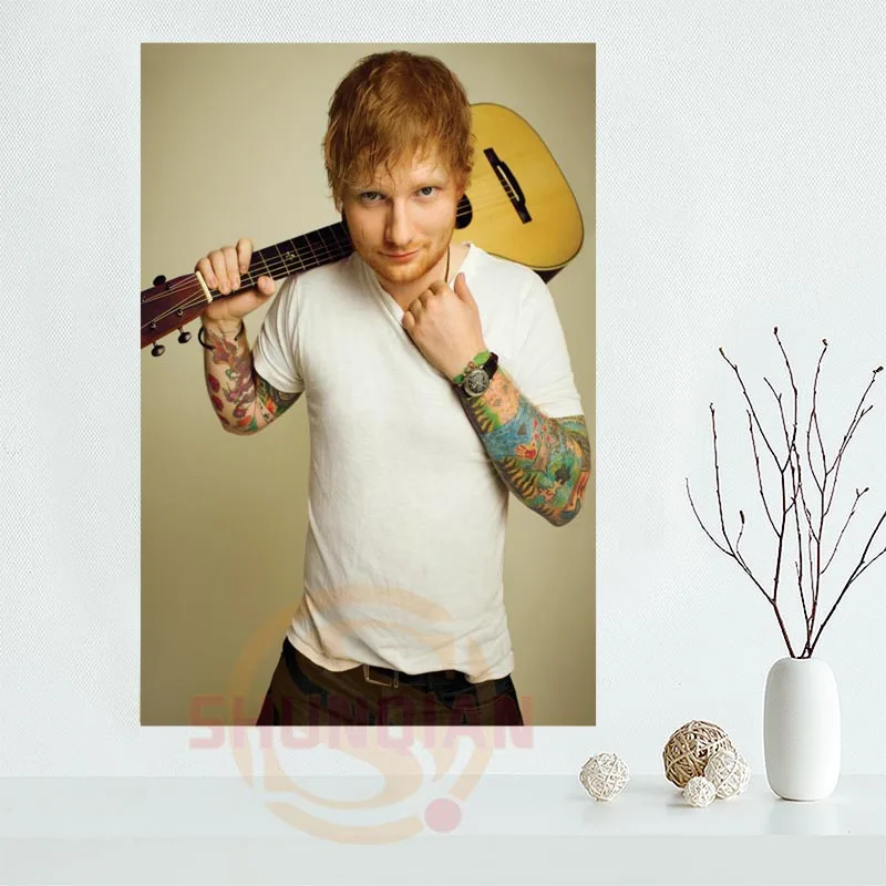 ShunQian Ed Sheeran постер на заказ ваши любимые фотографии постеры для гостиной подарок