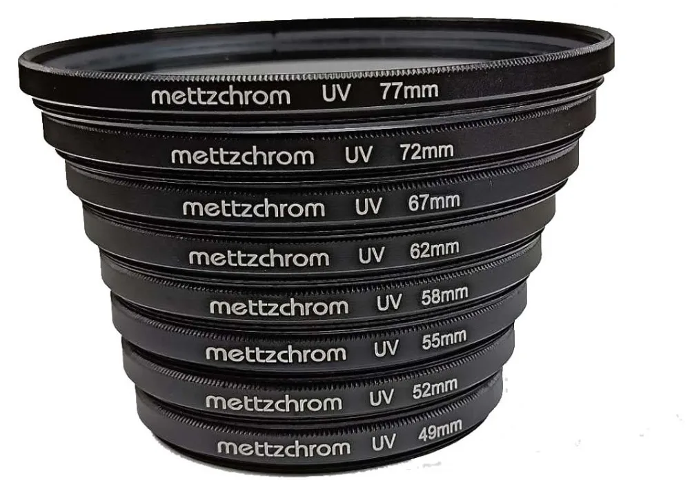 УФ фильтр Mettzchrom 49 мм 52 55 58 62 72 77 фильтр|Фотофильтры для объективов| |