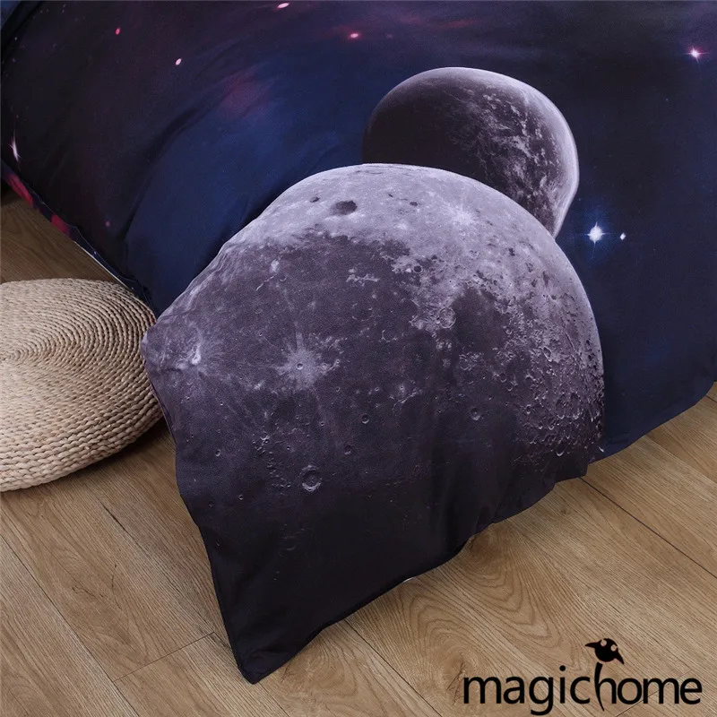 Набор постельного белья с 3D принтом Галактики для дома Вселенная космическая