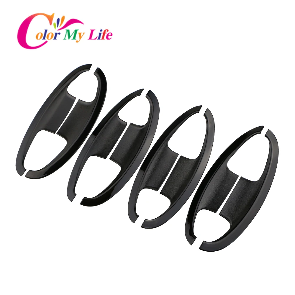 ABS внешняя дверь чаша Защитная крышка автомобиля ручка двери стикер для Ford Ecosport