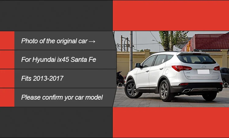 Автомобильный Стайлинг Стоп задний светильник для hyundai Santa fe IX45 Mobis светодиодный задний светильник s задний фонарь DRL+ тормоз+ Парк+ сигнальный светильник s