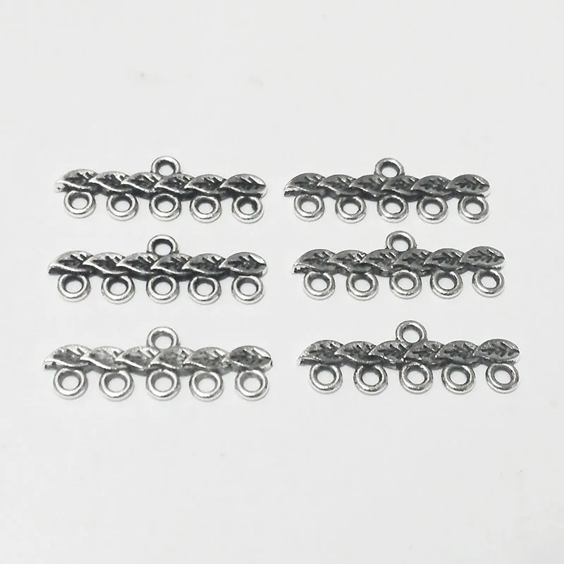 Многослойные Подвески с покрытием из серебра Концевики для ожерелья звенья