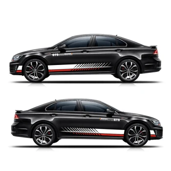 Black car Мировой датонг спортивный автомобиль стикер для Volkswagen CC автомобильные наклейки и наклейки авто стикер - Название цвета: Black car