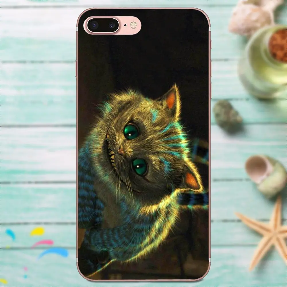 TPU Print Case Purple Pink Alice Cheshire Cat For LG G4 G5 G6 K4 K7 K8 K10 2017 V10 V20 V30 Stylus Nexus 5 5X G2 G3 mini spirit | Мобильные