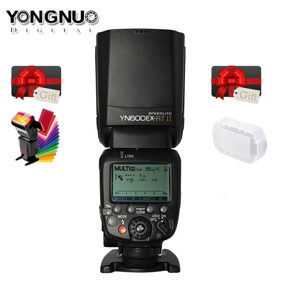 Оригинальная YONGNUO YN600EX-RT II 2,4G Беспроводная HSS 1/8000s Master ttl вспышка Speedlite для камеры Canon как 600EX-RT YN600EX RT II