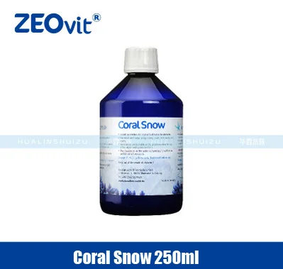 Coral Snow 250ml ZEOvit коралловый корм SPS LPS морской риф танк бустер снег Future 7 губка мощность коралловый виталайзер аминол сделано в германии - Цвет: Coral Snow 250ml
