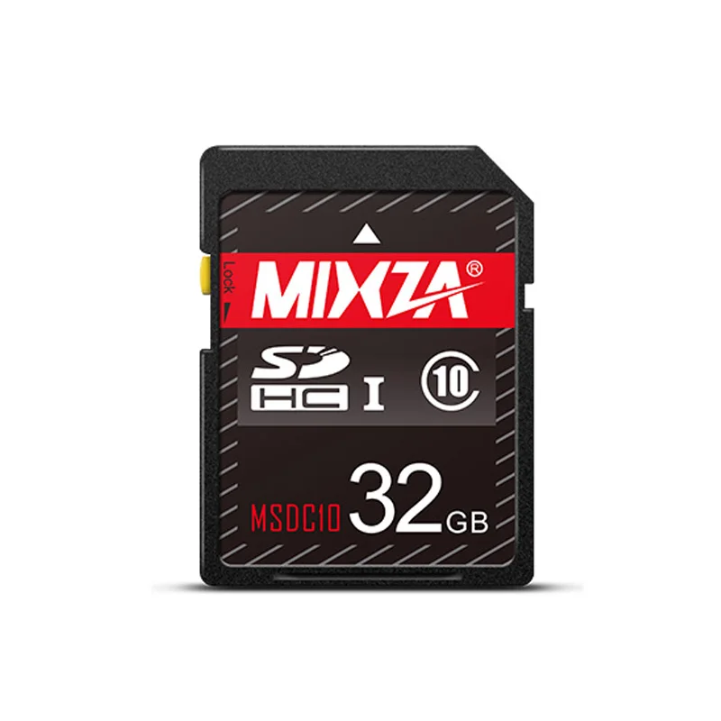 Бренд MIXZA SD карта 8 16 32 64 ГБ SDHC SDXC класса 10 UHS-I флэш-карта памяти для Canon Nikon Casio Fujifilm