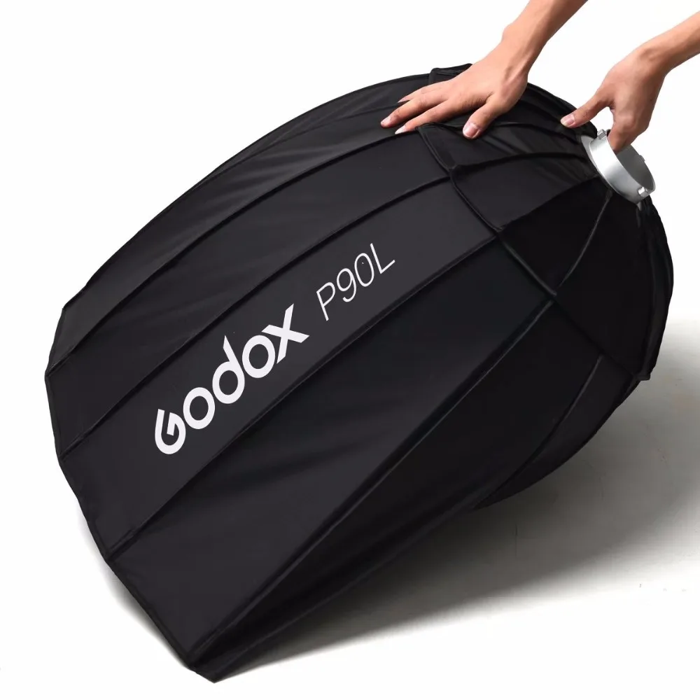 Godox портативный P120H 120 см Глубокий параболический софтбокс Bowens крепление зонт-отражатель высокая температура Фотостудия софтбокс