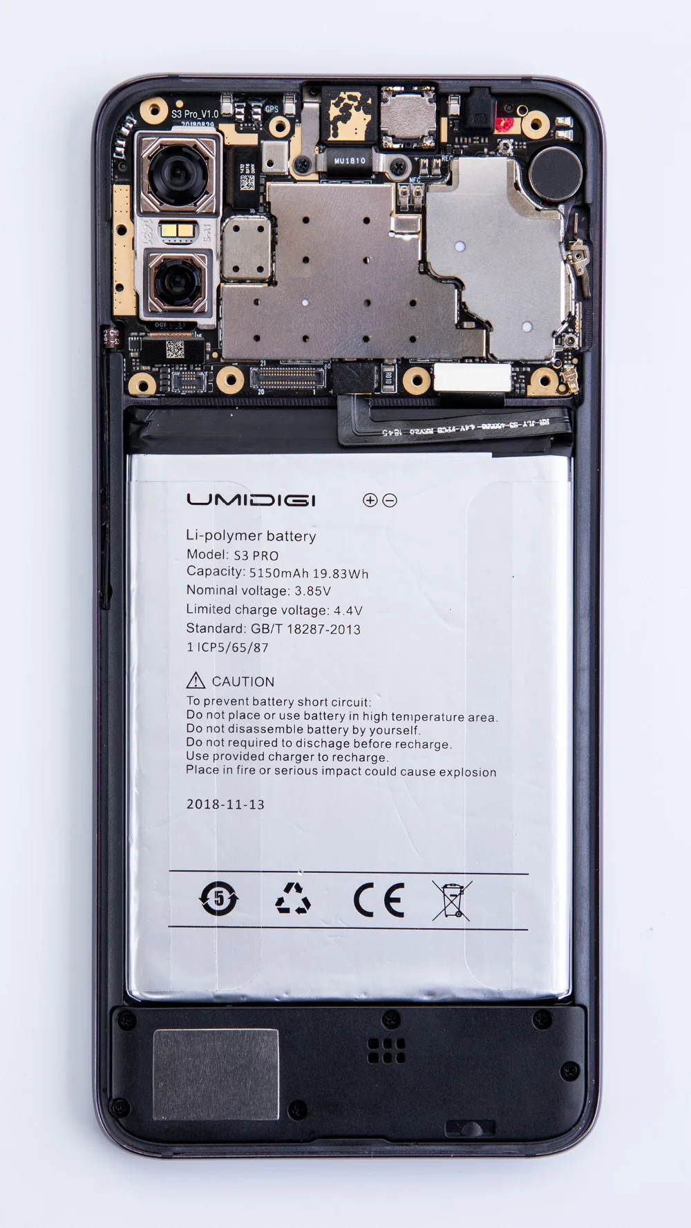 Global 4G UMIDIGI S3 Pro Android 9,0 мобильный телефон 48MP+ 12MP+ 20MP 5150mAh супер мощный 128GB 6GB 6," FHD+ NFC Dual SIM смартфон