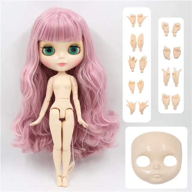 shiny face Ледяная фабрика blyth кукла 1/6 BJD Специальное предложение Специальная цена, лицевая сторона и руки AB как подарки - Цвет: shiny face