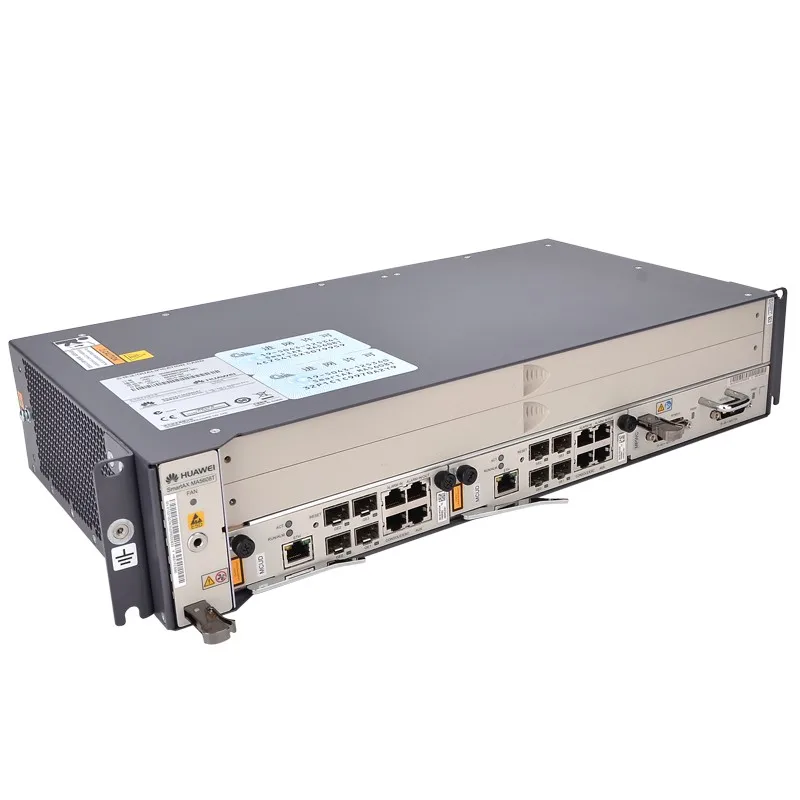 100% новый волоконно оптический Huawei FTTH GPON OLT 5608T с 1 * GE плата управления питанием