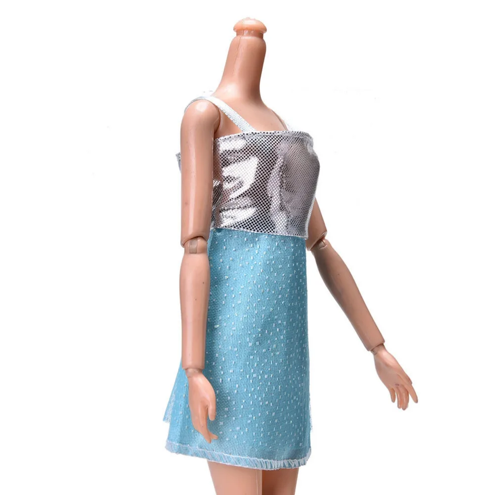 Аксессуары для кукол случайного цвета платье куклы в горошек симпатичные