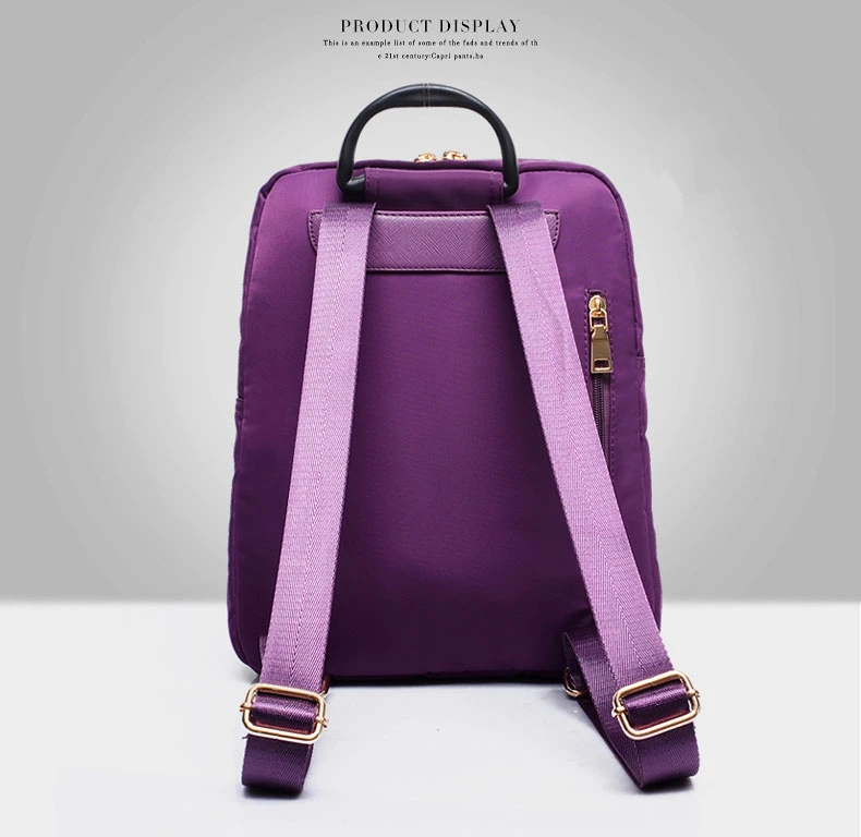 2018 Новое поступление рюкзак Для женщин Водонепроницаемый Оксфорд Школьные ранцы
