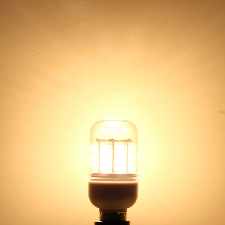 Joneaz 1x bombillas led E12 e14 E27 B22 12 volt 24v 110v 220v bulb lights 5730 27 leds super bright energy saving lamp for home