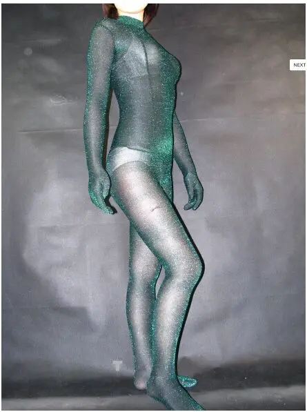 Женский и мужской костюм Zentai с отражающей нитью синего/зеленого золота|suit sexy|sexy