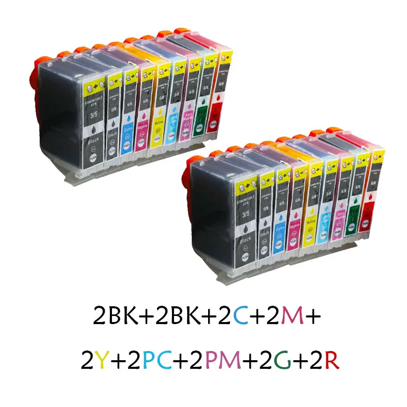 

18pcs BCI-3/5 BCI 6/8 Compatible ink Cartridge high quality BCI 6 BCI6 For Canon PIXMA iP8500 Pro9000 i990 i9900 i9950 printer