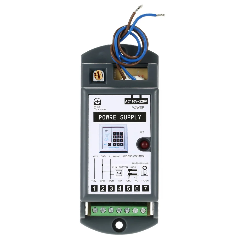 Мини Размеры AC110 220V до 12V/3A Питание для входная дверь Система контроля