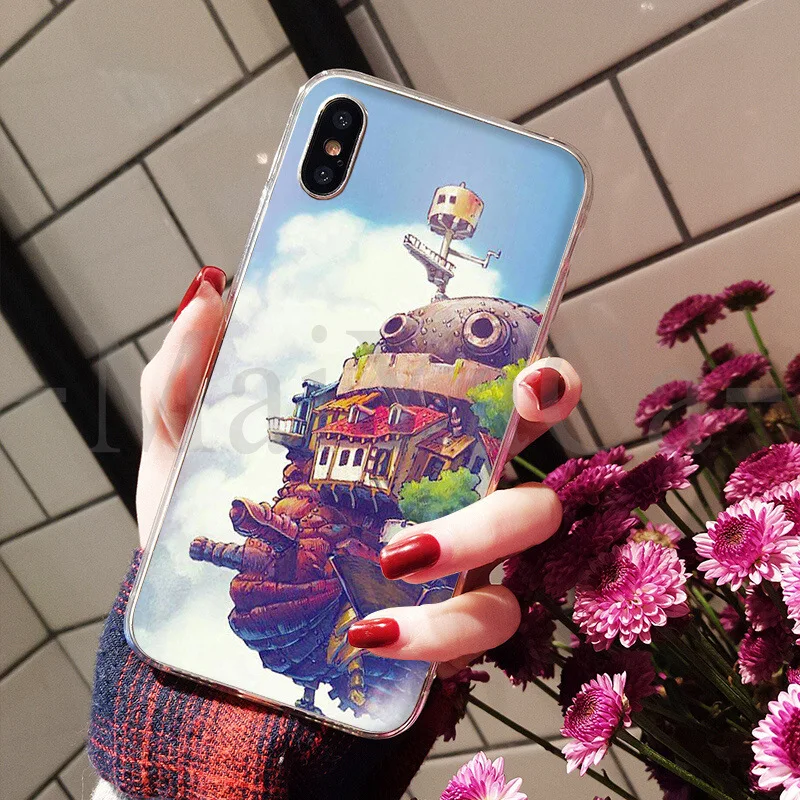 Крутой чехол MaiYaCa с изображением молитвенного замка Howl's Howl для iPhone 8 7 6 6S Plus X XS max
