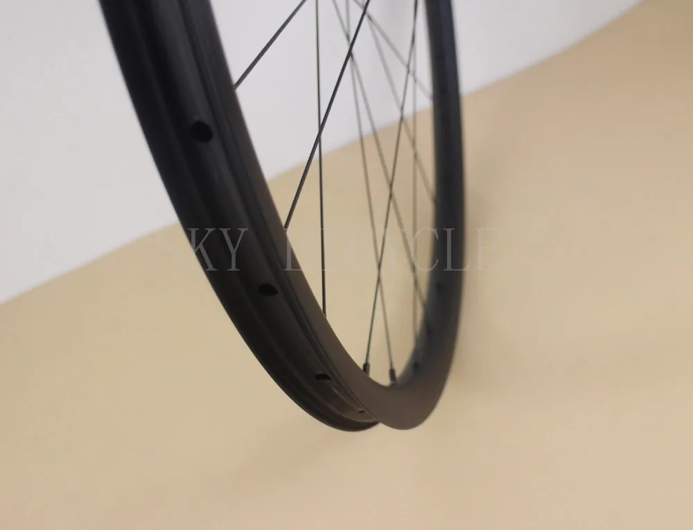29er hookless mtb Front bike wheel 24h 28h 32h 30mm wide 25mm deep XC Cross Country light bicycle Novatec D771SB thru hub | Спорт и