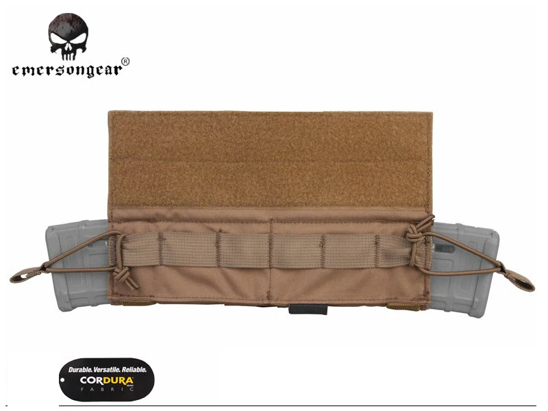 Emerson Шестерни боковая Выдвижная подсумок M4 Molle тактический магнитный крюк и петля с Шестерни EM9044 Мультикам цвет black Coyote коричневый
