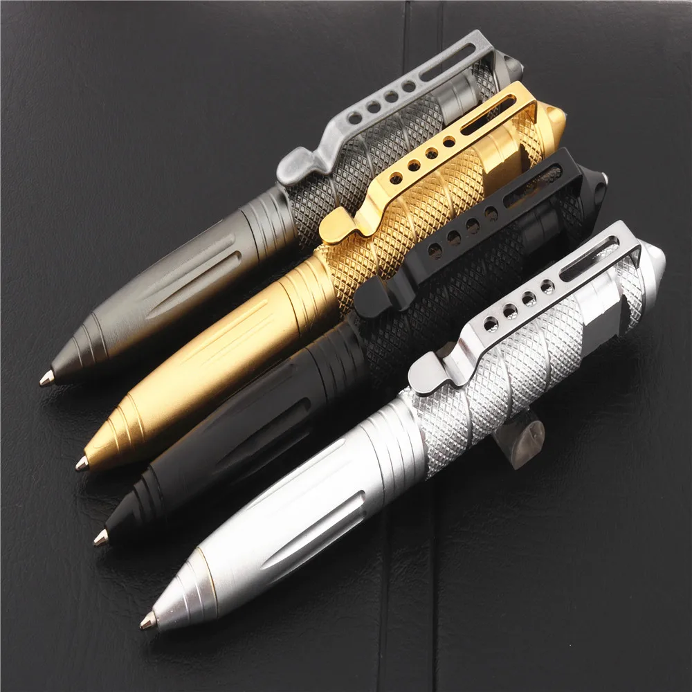 

High quality 502 Metal Tactical defense pen School student office Ballpoint pens