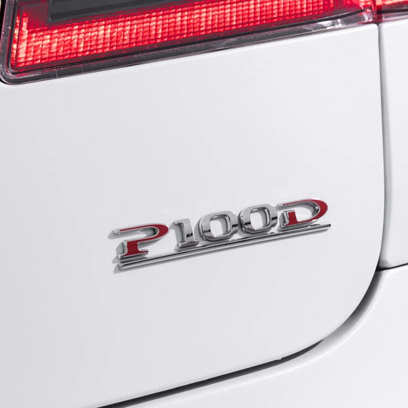 Noizzy P100D модель S автомобильный брызговик наклейка для багажника задняя дверь 3D