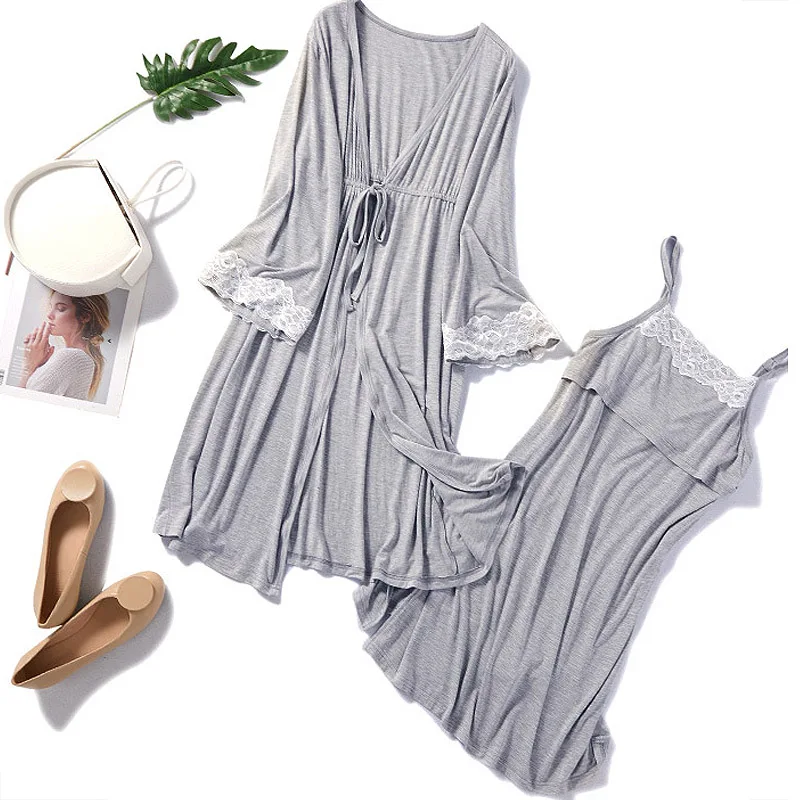 2 шт./компл. для беременных и кормящих Хлопковая пижама Беременность одежда сна