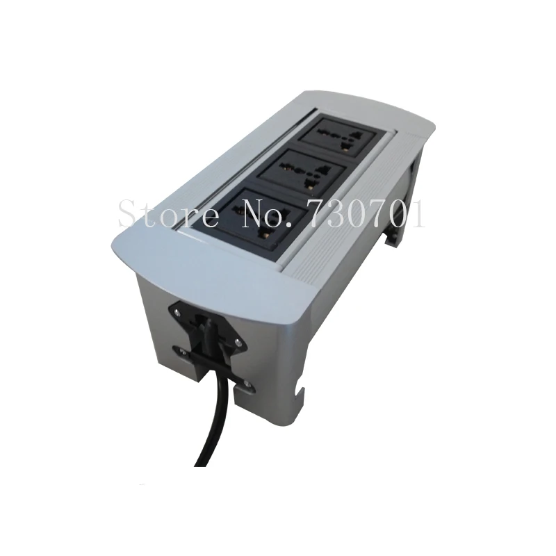 Мебель ручная переворачивающаяся розетка с 3 * универсальными разъемами