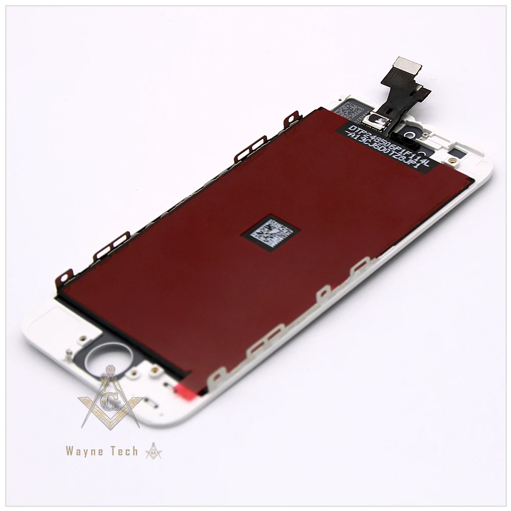 50 шт./лот большой рабочий ЖК-экран в сборе для iPhone 5 AAA Качество без битых пикселей с сенсорным дигитайзером через DHL