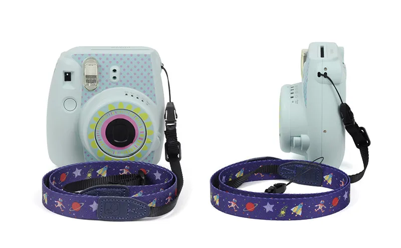 Прекрасный красочный 1,2 м ремешок для камеры Fuji Fujifilm Instax Mini 8 8+ 9 7 S 7C 25 50 70 90 аксессуары для камеры ремень