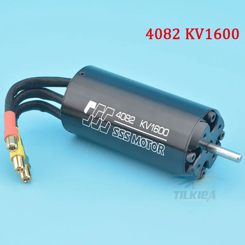 4082 1600KV Высокоскоростной/Мощный SSS 4082 бесщеточный мотор 600KV 1600KV 2000KV 2200KV 2600KV мотор 4 полюса для RC морской лодки Cat/O лодки - Цвет: 4082 1600KV