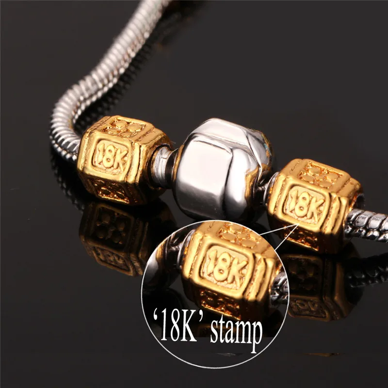 Женские браслеты сделай сам ювелирные изделия в Европейском стиле серебряного