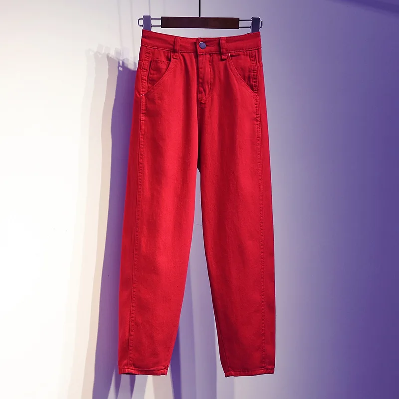 2019 сезон девять частей джинсы Широкие брюки женщина будет код легко шаровары