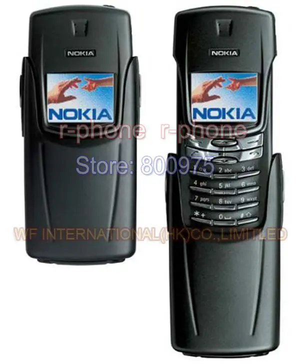 Оригинальный Восстановленный Мобильный телефон Nokia Titanium 8910i gsm Dualband