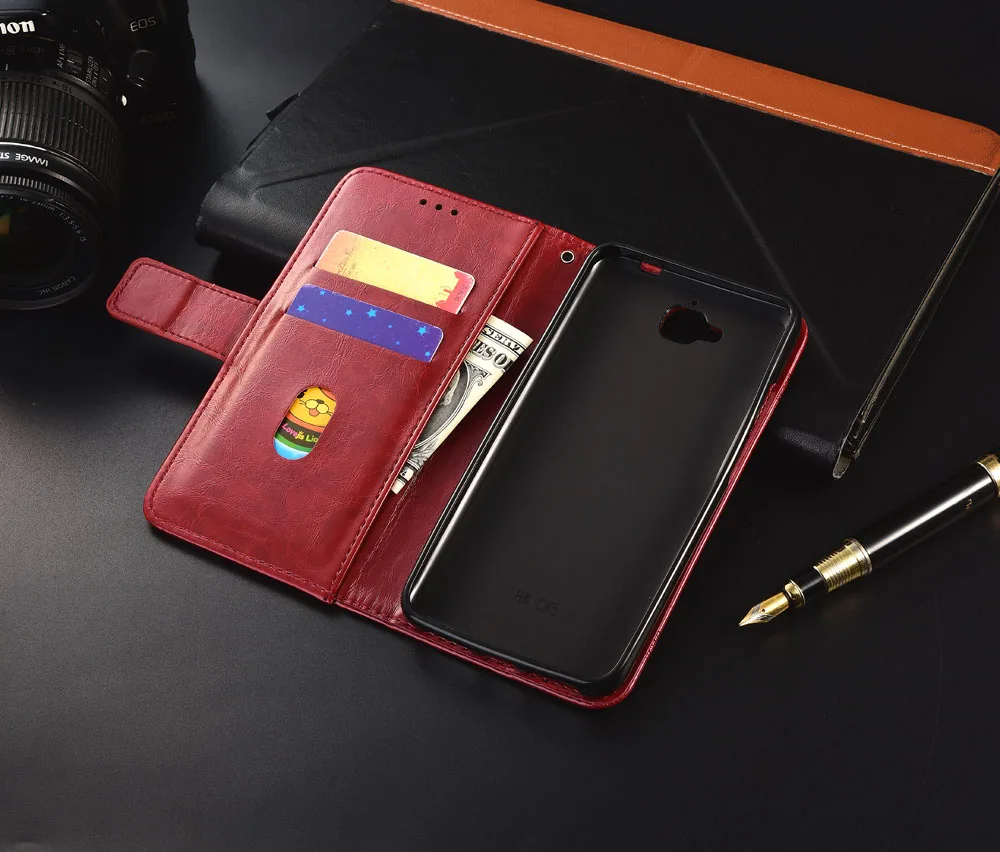 Кожаный чехол-бумажник для huawei Y5 MYA-AL10 MYA-L22 MYA-U29 Чехол Мягкий ТПУ полный Чехол