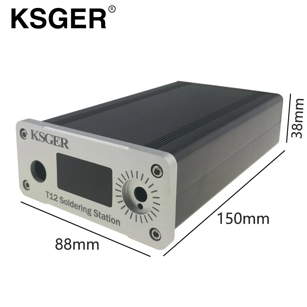 KSGER STM32 OLED T12 Цифровая Электрическая паяльная станция контроллер для наконечников