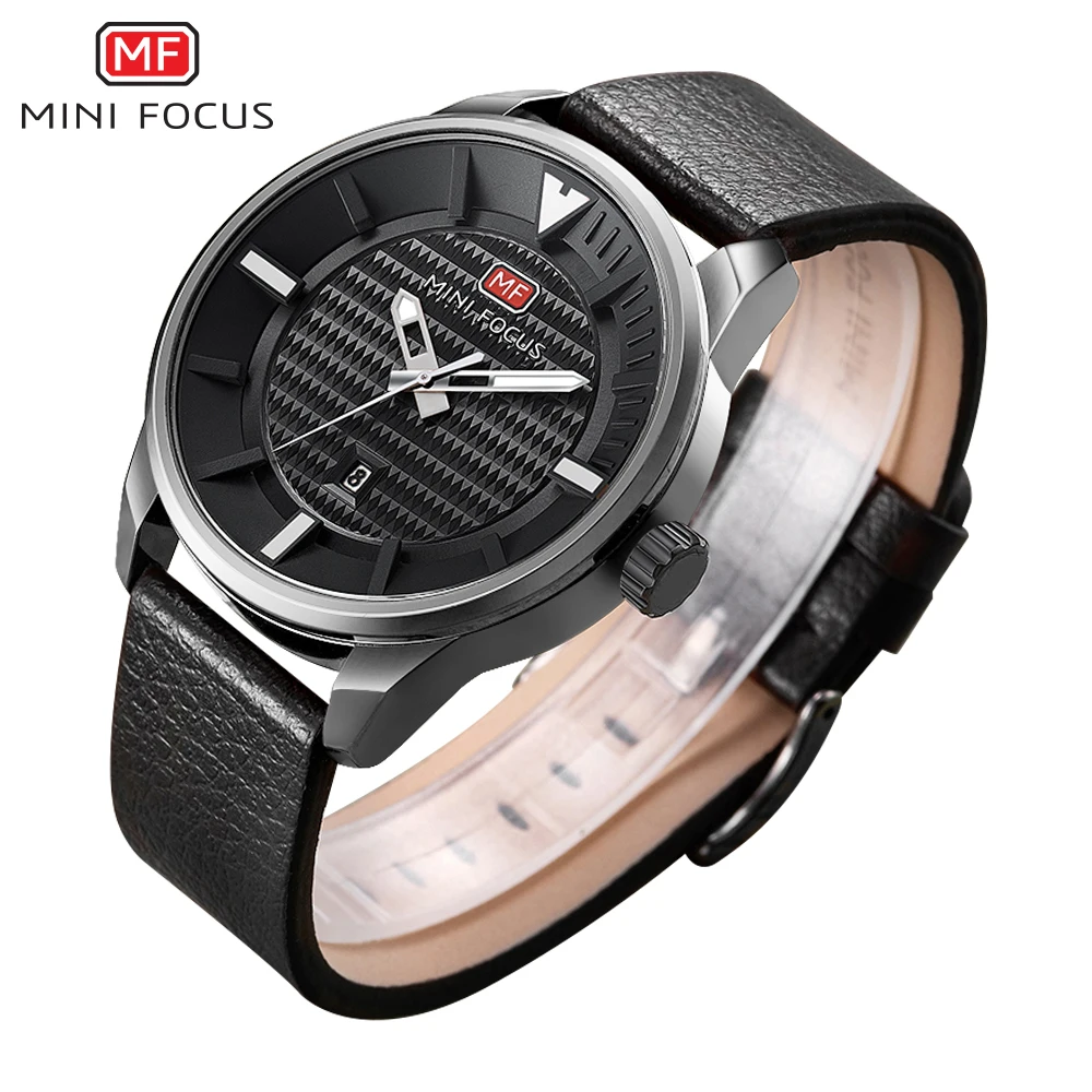 MINIFOCUS новые роскошные брендовые Мужские часы кварцевые мужские армейские