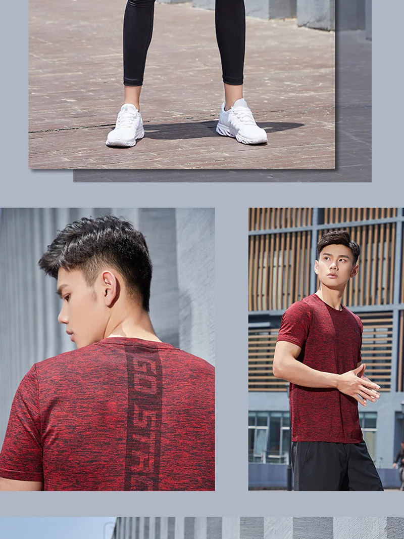 Li-Ning мужская тренировочная серия, Спортивная футболка, нейлон, полиэстер, обычная посадка, бесшовная, дышащая подкладка, Спортивная футболка ATSP095 MTS3086