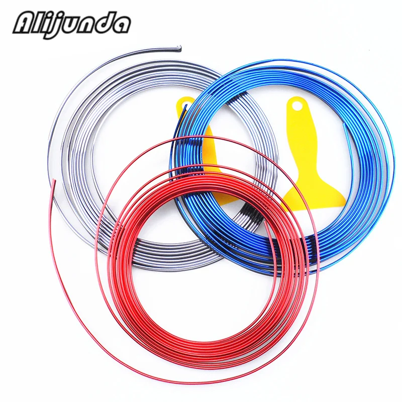 Новинка 5 м Декоративные наклейки для салона автомобиля декоративная линия Jaguar XF