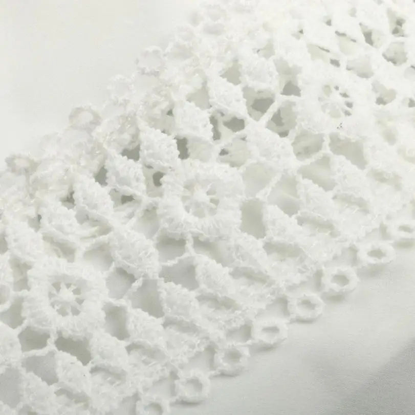 Женское летнее свободное платье с рукавом три четверти белое кружевное