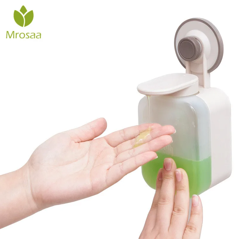 Mrosaa диспенсер для жидкого мыла лосьон шампунь мыло контейнер настенное
