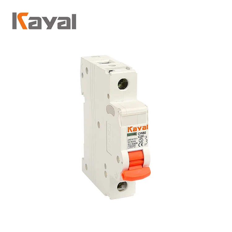 Genuinel Kayal C65 1 2 3 4 P Тип C Мини автоматический выключатель 20A 16a 32a разъем типа |
