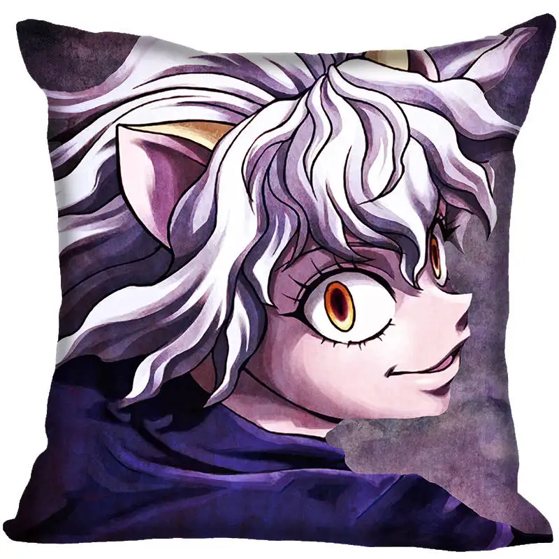 Новое поступление, наволочка для подушки Hunter X Hunter, для спальни, для дома или офиса, декоративные наволочки, квадратная Подушка на молнии, сатиновые мягкие, не выцветают - Цвет: 7