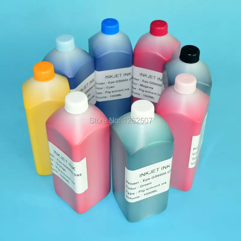 

Наружные печатные чернила россыпью для Epson Stylus Pro GS6000, экосольвентные чернила для Epson gs6000 T6241-T6248 принтер 1000