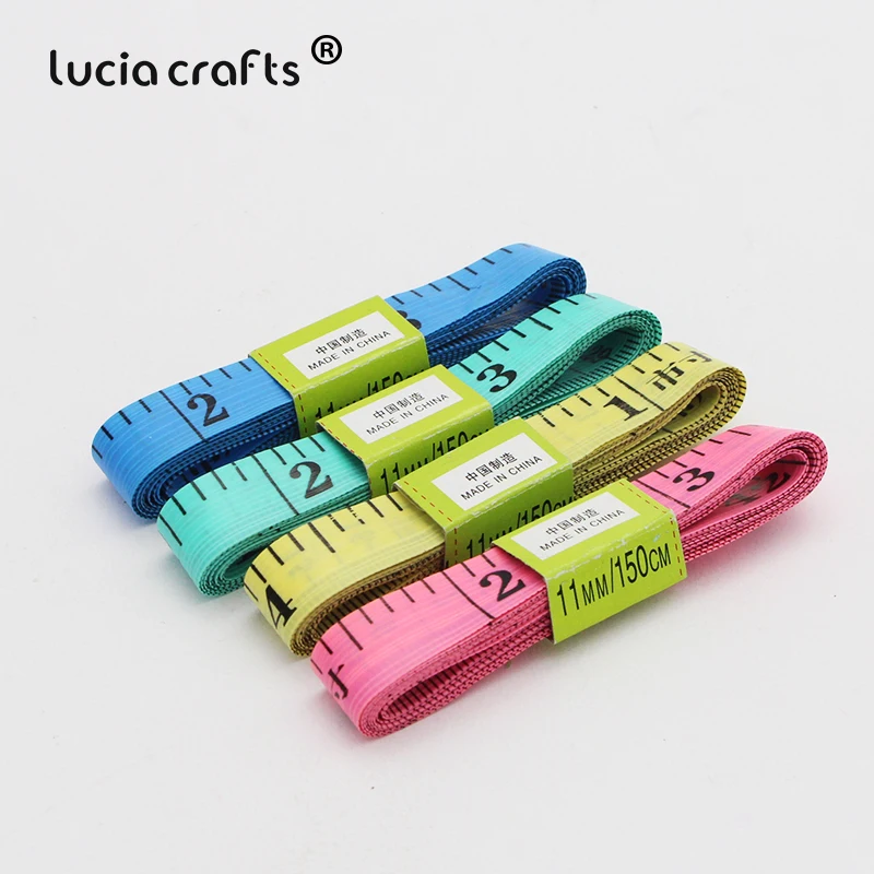 Lucia crafts случайный 1 шт./лот 150 см Длина случайный цвет мягкие рулетки измерительные швейные принадлежности Инструменты J0122