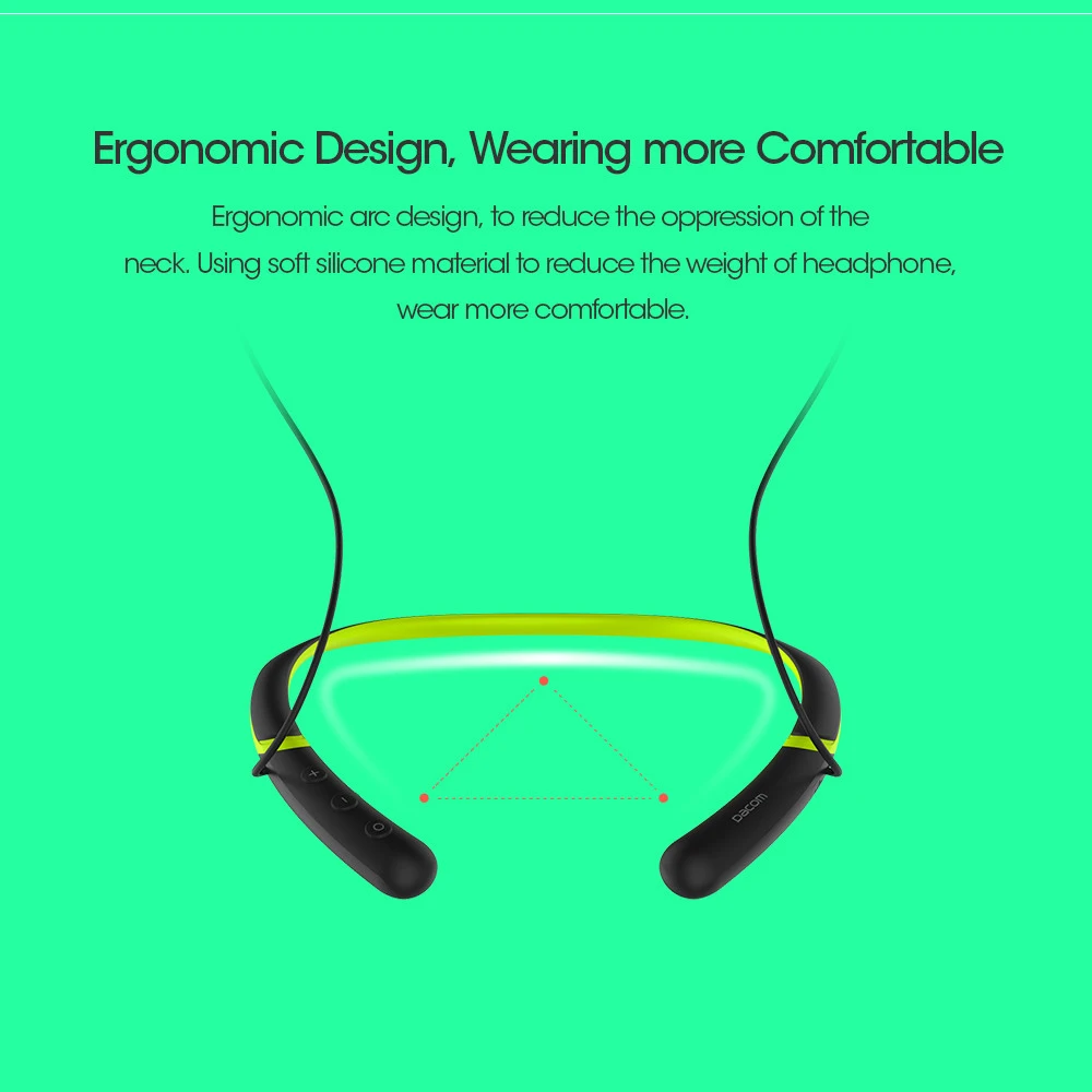 DACOM L02 Bluetooth наушники 4 колонки звуков для CD дисков Neckband Wireless гарнитура с