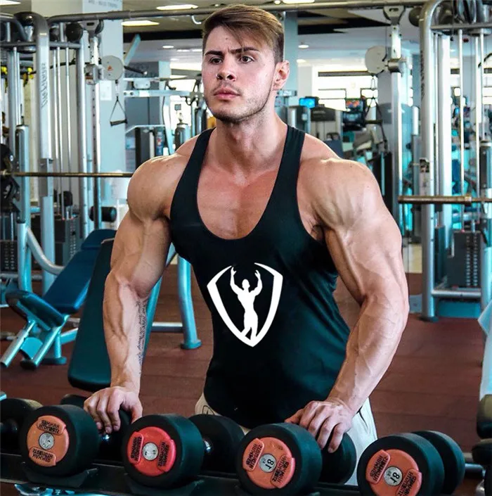 GYMPXINRAN Лето Фитнес для мужчин мужские майки Бодибилдинг стринги безрукавки для женщин синглет брендовая одежда рубашка без рукавов