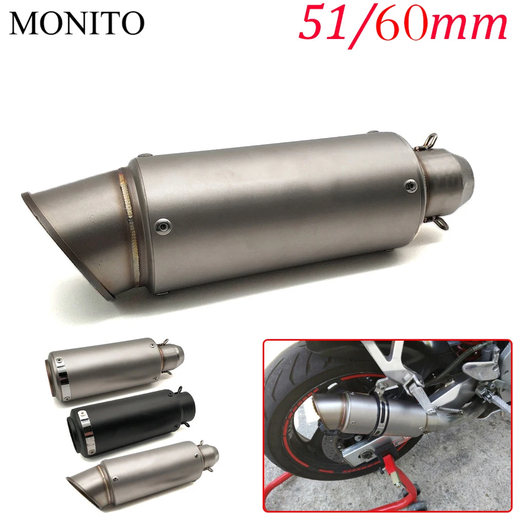 Для Honda CBR250R CBR 250R VFR 1200 F VFR1200 NC 750 S/X мотоцикл SC выхлопная труба скутер Escape GP глушитель Универсальный