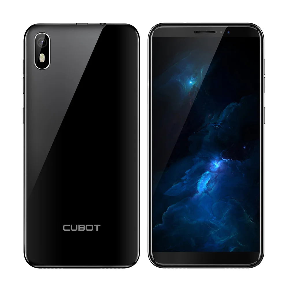 Cubot J5 смартфон 5," 18:9 полный Экран MT6580 Quad-Core Android 9,0 телефон 2 Гб Оперативная память 16 Гб Встроенная память Dual SIM карта