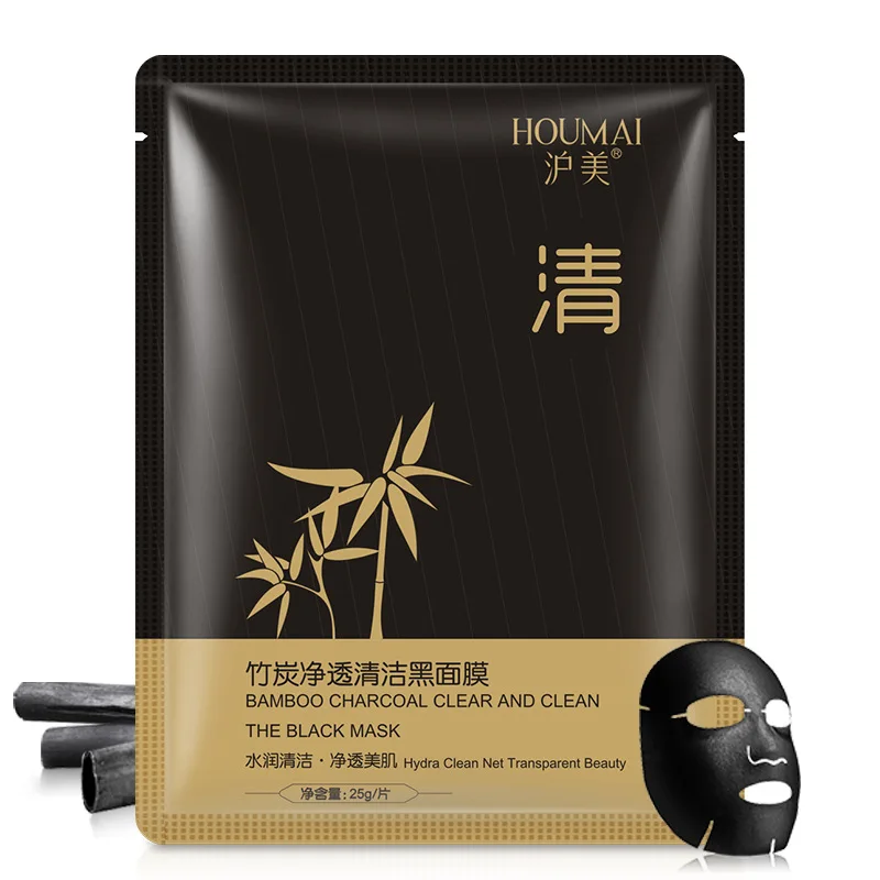 Bamboo charcoal BEOTUA маска для лица натуральные экстракты клубники маска с гиалуроновой кислотой маски улажняющий анти-акнэ возрасное отбеливание Уход за фруктами - Цвет: Bamboo charcoal